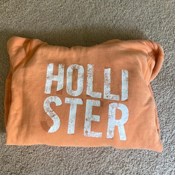 Like new Orange Hollister Sweatshirt - Picture 2 of 6
